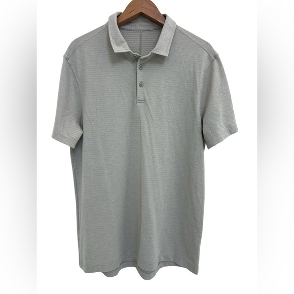 Lululemon Evolution Men's Gray Polo Shirt - Picture 6 of 6